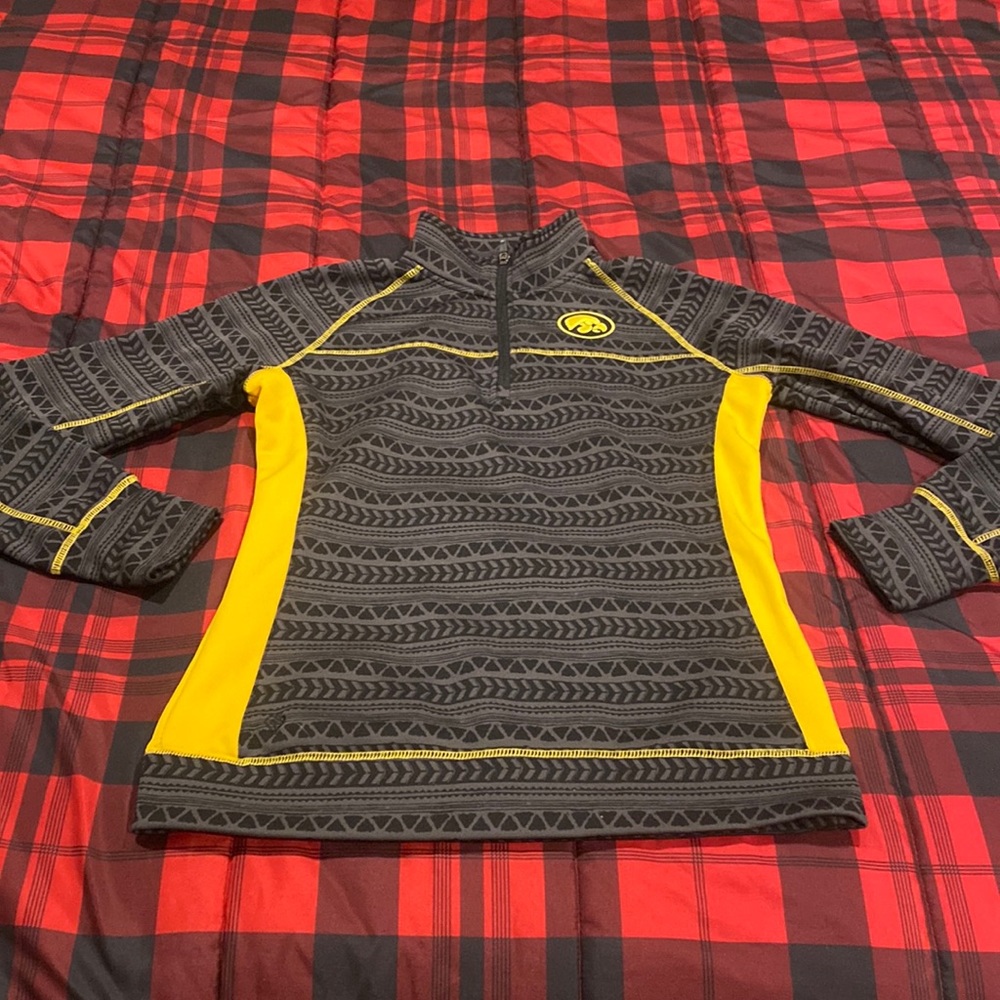 Iowa Hawkeyes ladies quarter zip jacket